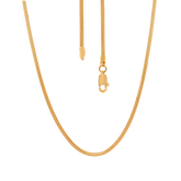 22K Gold Fox Chain 18 Inches